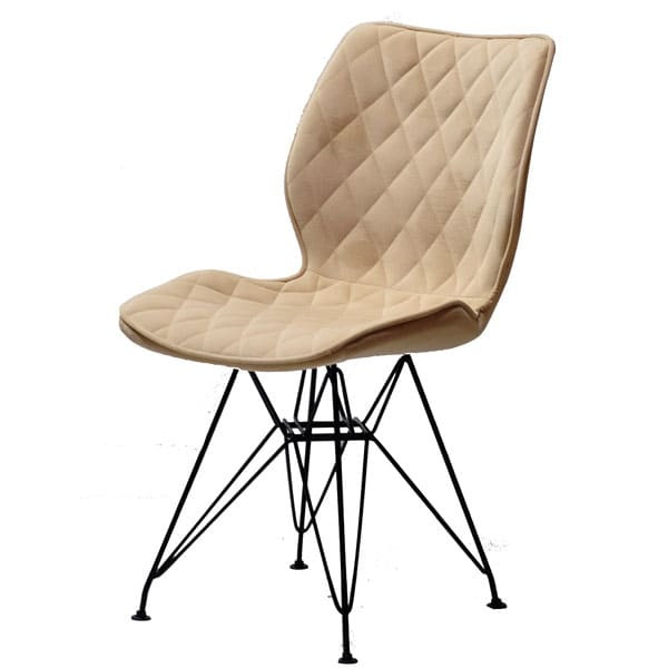 Стул Onder Mebli Nolan BK-ML Бежевый B-1005 Бархат-1