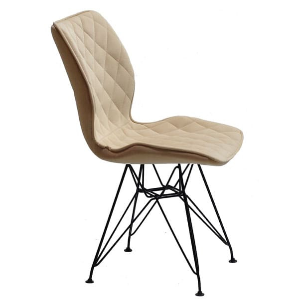 Стул Onder Mebli Nolan BK-ML Бежевый B-1005 Бархат-2