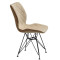 Стул Onder Mebli Nolan BK-ML Бежевый B-1005 Бархат-2-thumb