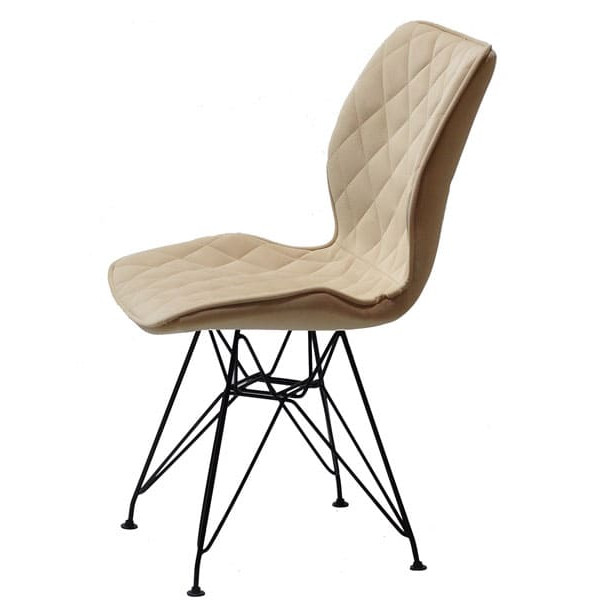 Стул Onder Mebli Nolan BK-ML Бежевый B-1005 Бархат-3