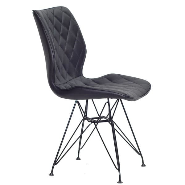 Стул Onder Mebli Nolan BK-ML Черный Экокожа-2