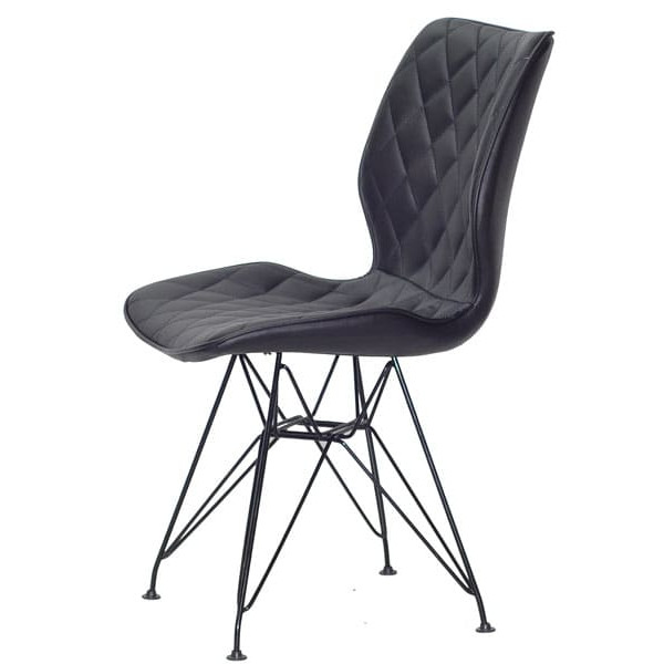 Стул Onder Mebli Nolan BK-ML Черный Экокожа-3