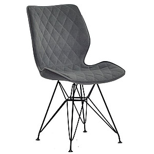 Стілець Onder Mebli Nolan BK-ML Сірий B-1004 Оксамит