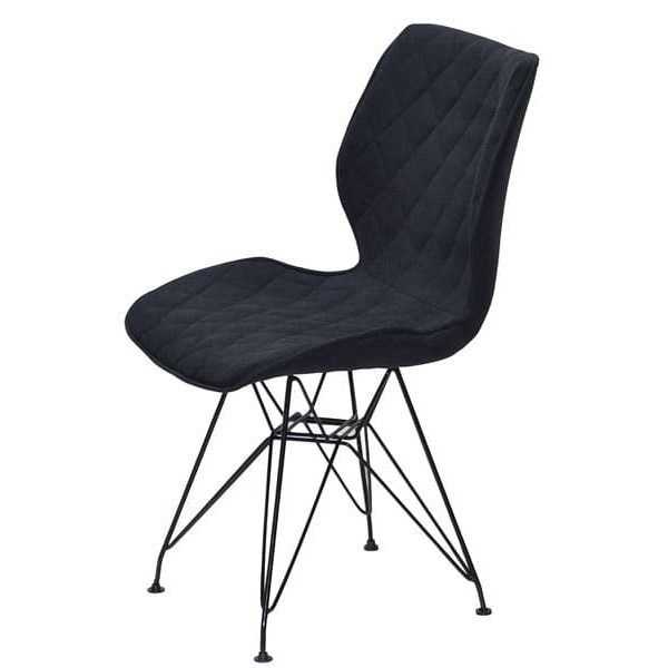 Стул Onder Mebli Nolan BK-ML Серый SH-2 Шенилл-2