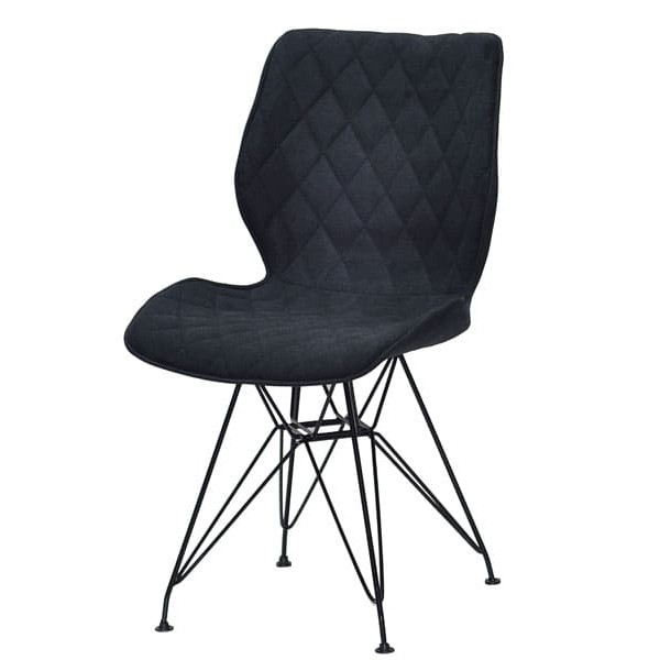 Стул Onder Mebli Nolan BK-ML Серый SH-2 Шенилл-1