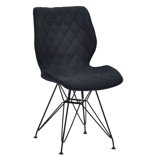 Стул Onder Mebli Nolan BK-ML Серый SH-2 Шенилл-0