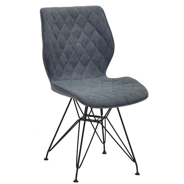 Стілець Onder Mebli Nolan BK-ML Світло-сірий SH-1 Шеніл-0