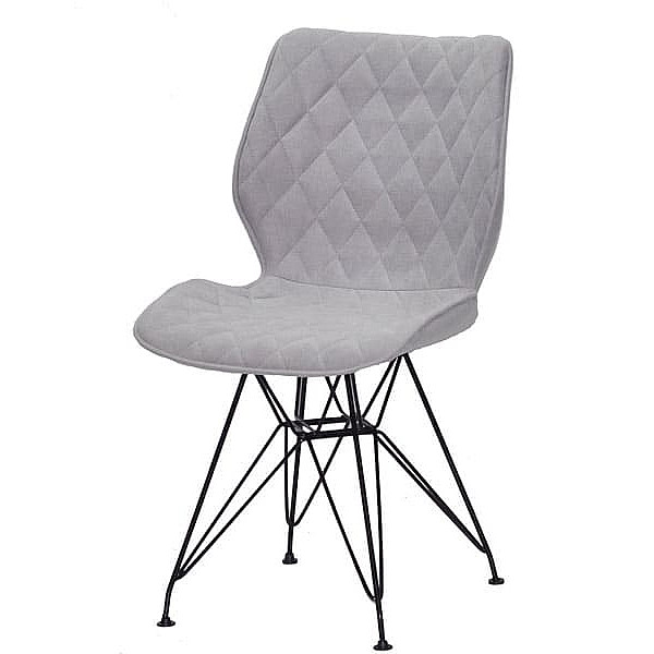 Стул Onder Mebli Nolan BK-ML Светло-серый SH-3 Шенилл-2