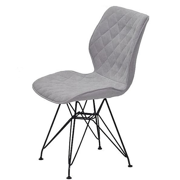 Стул Onder Mebli Nolan BK-ML Светло-серый SH-3 Шенилл-3