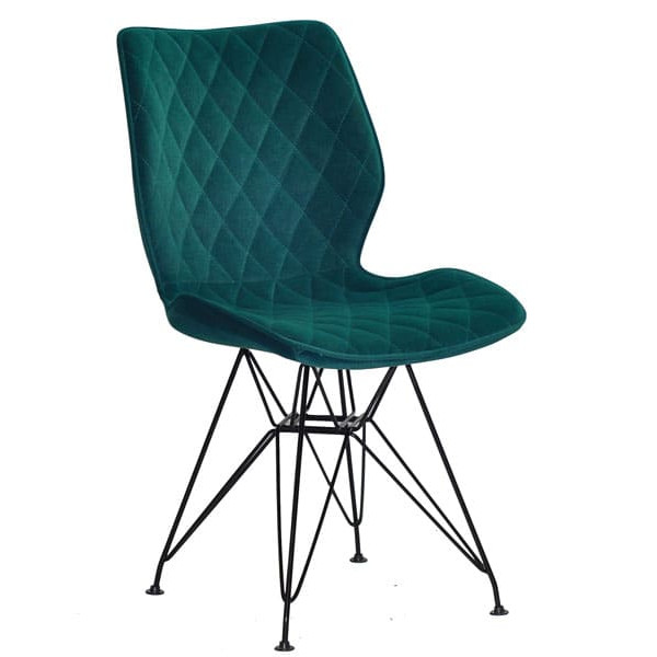 Стул Onder Mebli Nolan BK-ML Зеленый B-1003 Бархат-0