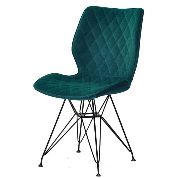 Стул Onder Mebli Nolan BK-ML Зеленый B-1003 Бархат-1