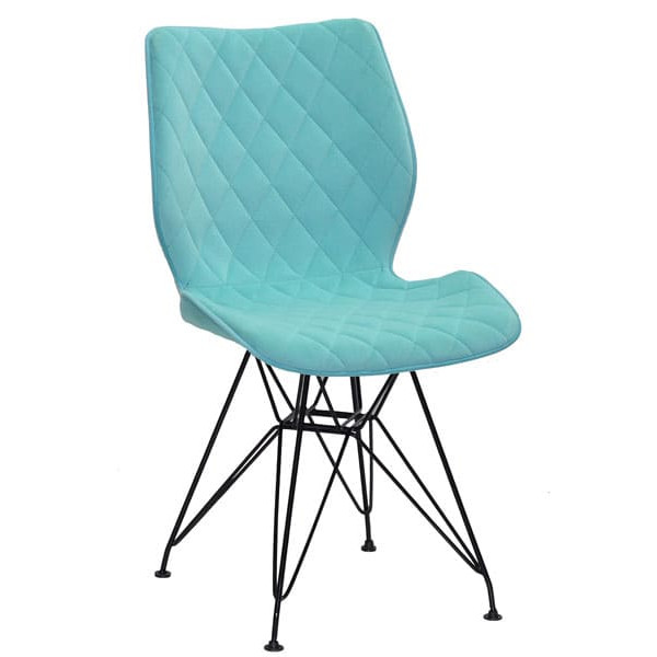 Стул Onder Mebli Nolan BK-ML Голубой B-1019 Бархат-0