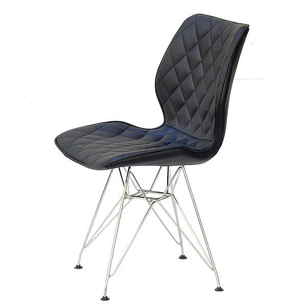 Стілець Onder Mebli Nolan CH-ML Чорний Екошкіра-3