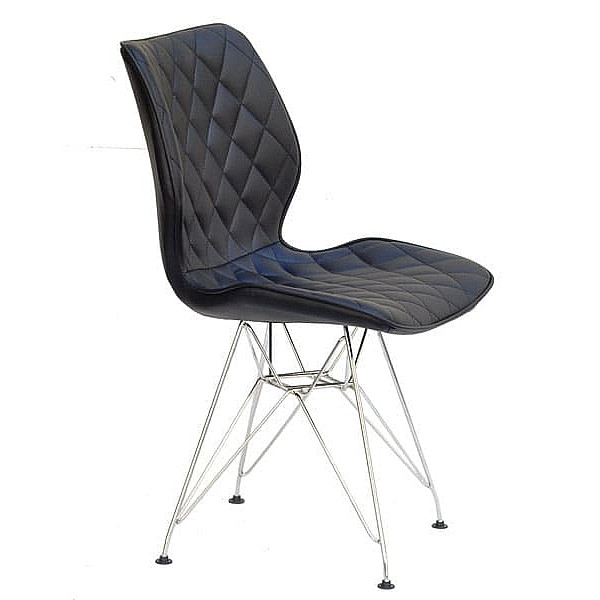 Стілець Onder Mebli Nolan CH-ML Чорний Екошкіра-2