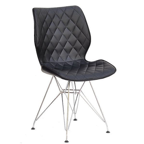 Стілець Onder Mebli Nolan CH-ML Чорний Екошкіра-0