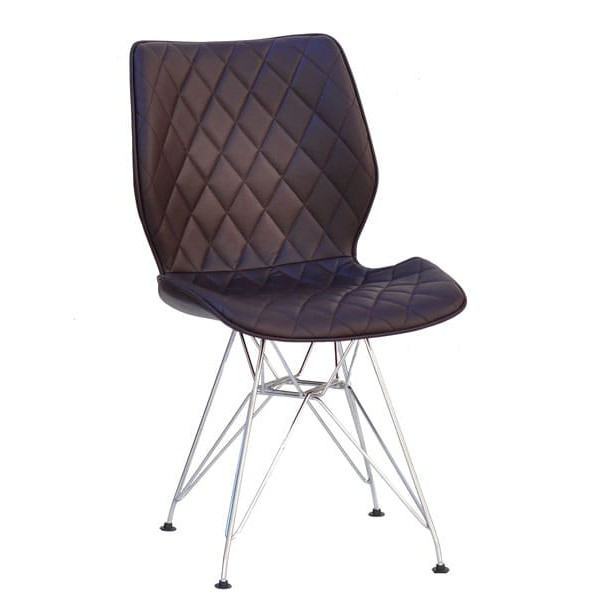 Стул Onder Mebli Nolan CH-ML Коричневый 1015 Экокожа-0