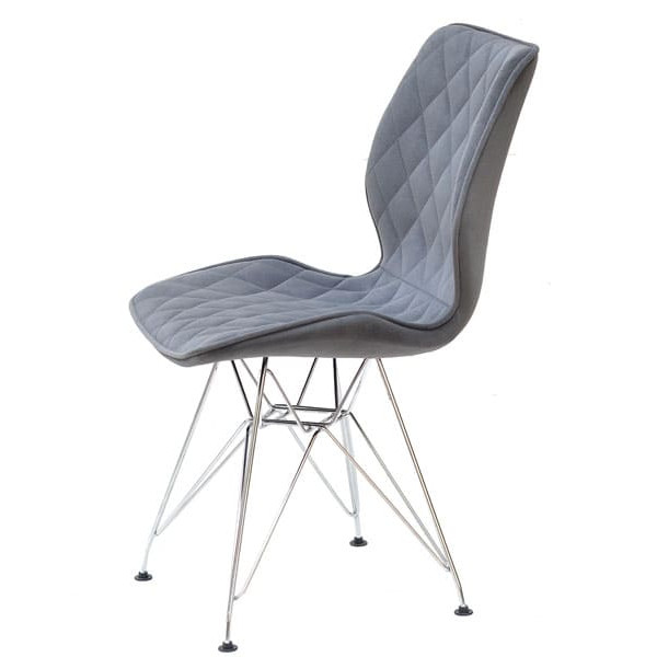 Стул Onder Mebli Nolan CH-ML Серый B-1004 Бархат-1