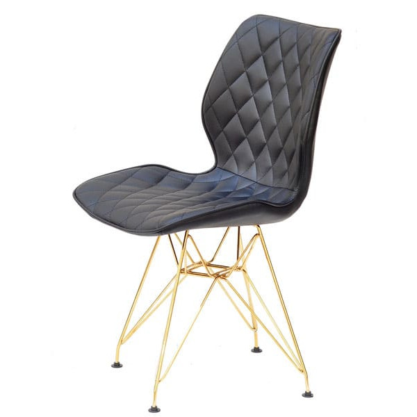 Стул Onder Mebli Nolan GD-ML Черный Экокожа-3