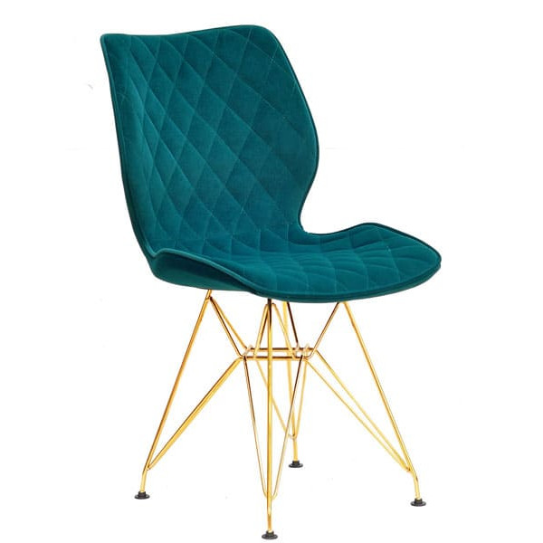 Стул Onder Mebli Nolan GD-ML Зеленый B-1003 Бархат-0