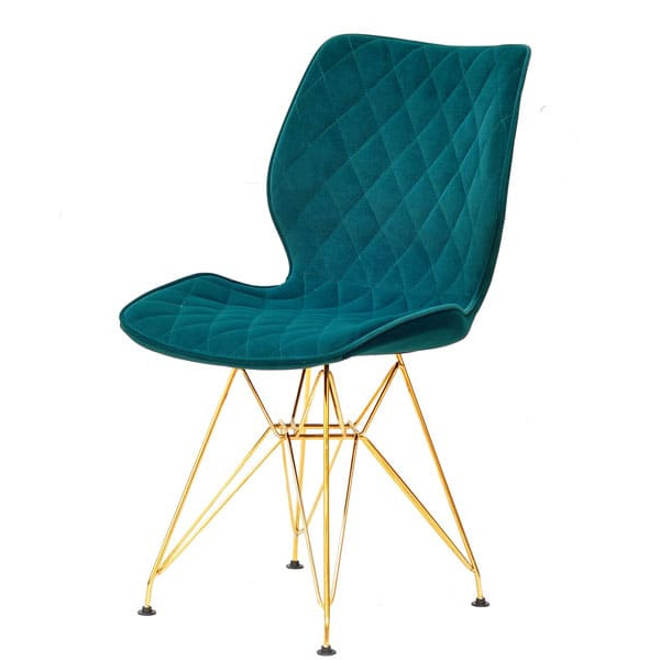 Стул Onder Mebli Nolan GD-ML Зеленый B-1003 Бархат-1