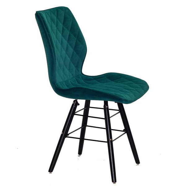 Стул Onder Mebli Nolan Q-BK Зеленый B-1003 Бархат-2