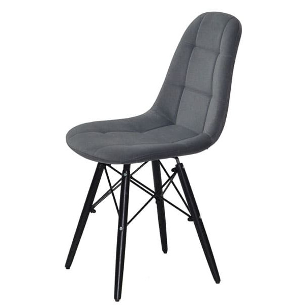 Стул Onder Mebli Peter BK Серый B-1004 Бархат-3