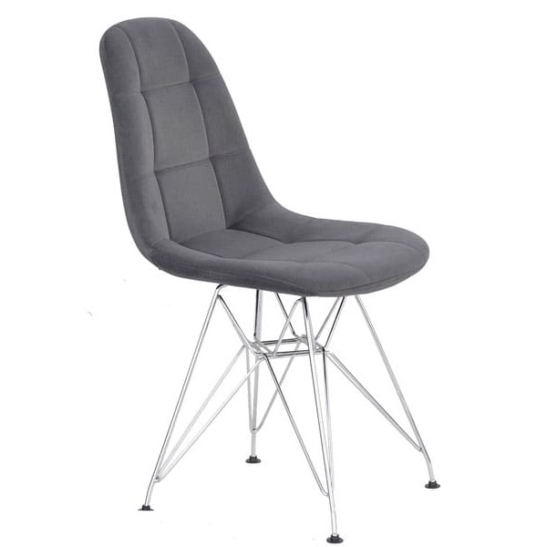 Стілець Onder Mebli Peter CH-ML Сірий B-1004 Оксамит-2