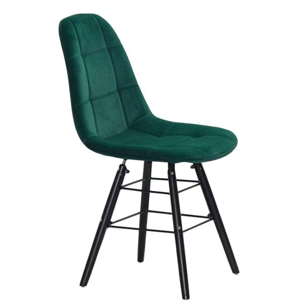 Стул Onder Mebli Peter Q-BK Зеленый B-1003 Бархат-2