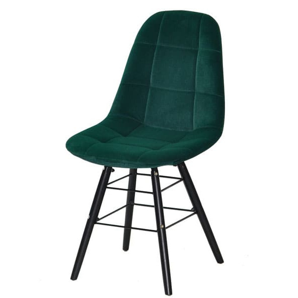 Стул Onder Mebli Peter Q-BK Зеленый B-1003 Бархат-1