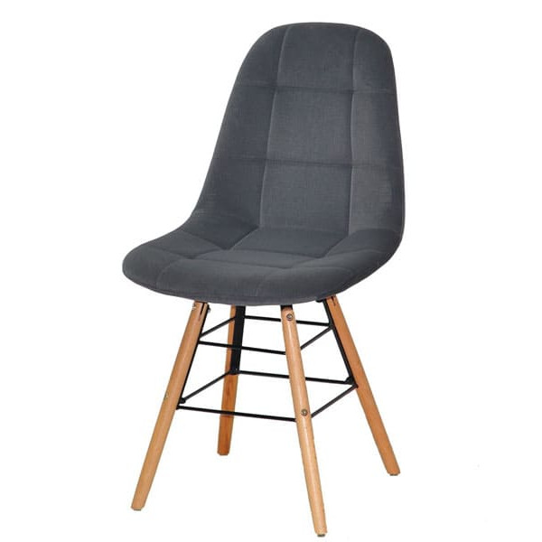 Стул Onder Mebli Peter Q Серый B-1004 Бархат-1