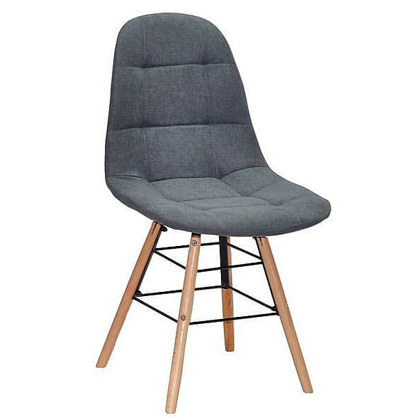 Стул Onder Mebli Peter Q Светло-серый SH-1 Шенилл-0