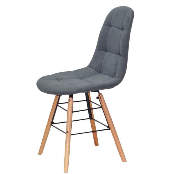 Стул Onder Mebli Peter Q Светло-серый SH-1 Шенилл-3