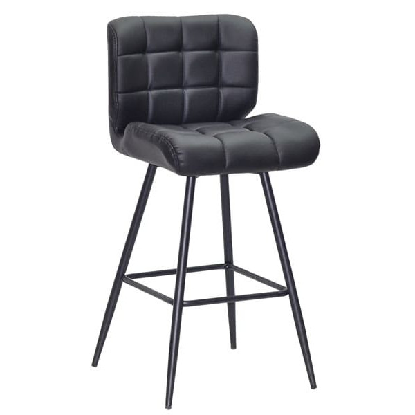 Напівбарний стілець Onder Mebli Soho BAR 65-ML Чорний Екошкіра-0