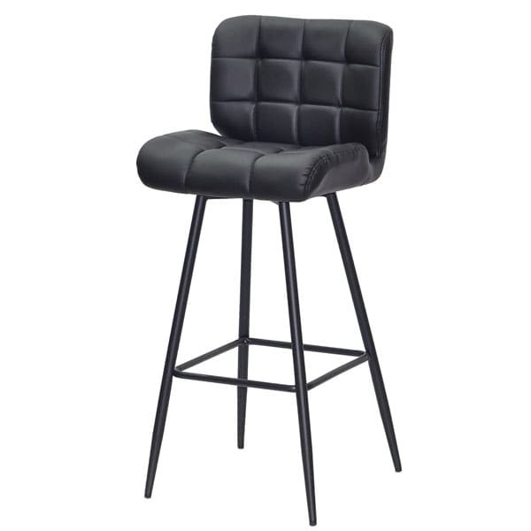 Барный стул Onder Mebli Soho BAR 75-ML Черный Экокожа-1