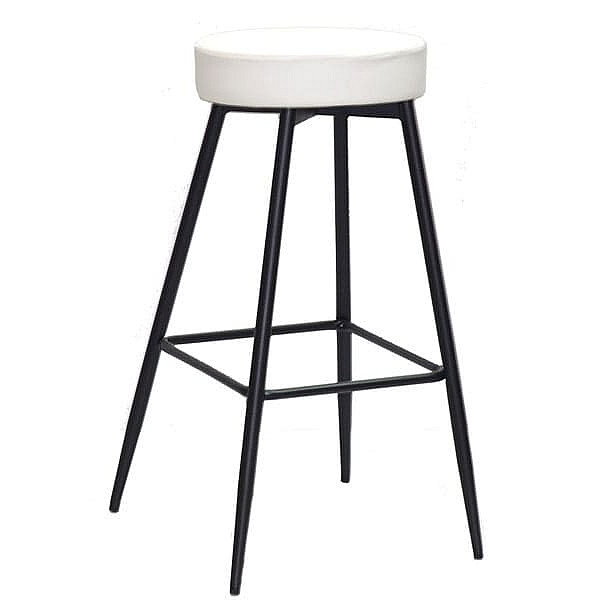 Барный стул Onder Mebli Key BAR 75-ML Белый Экокожа-0