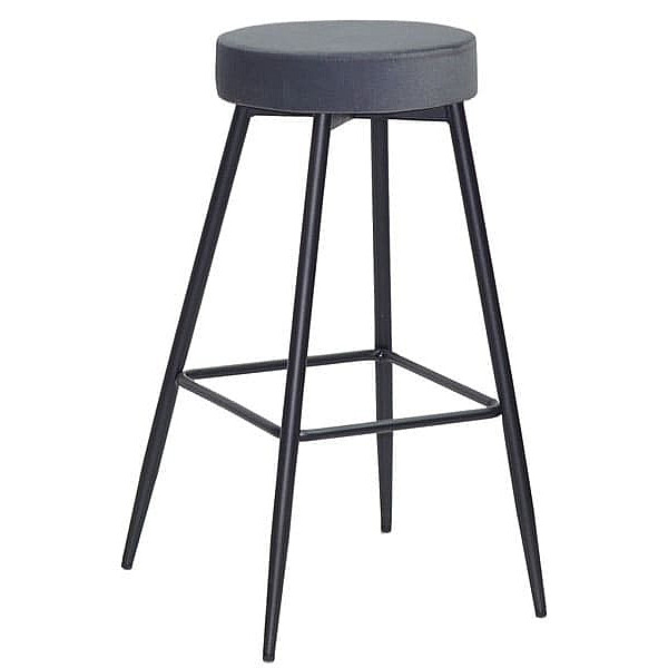 Барный стул Onder Mebli Key BAR 75-ML Серый B-1004 Бархат-0