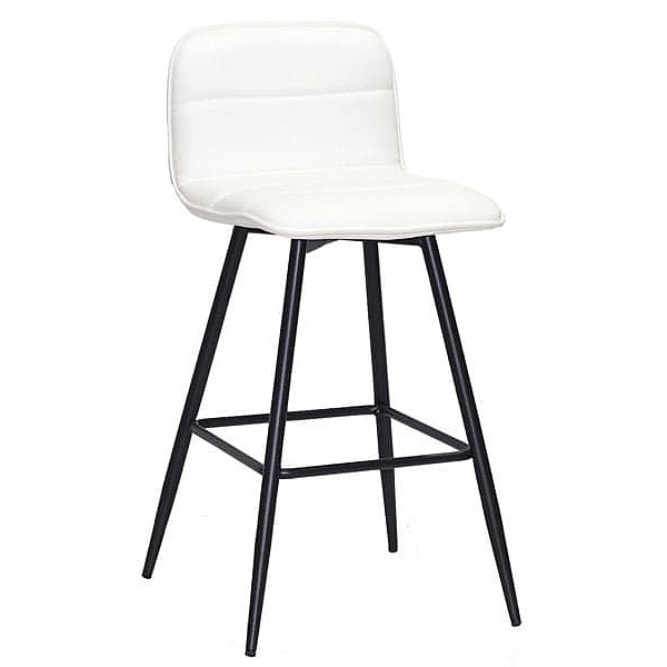 Напівбарний стілець Onder Mebli Real BAR 65-ML Білий Екошкіра-0