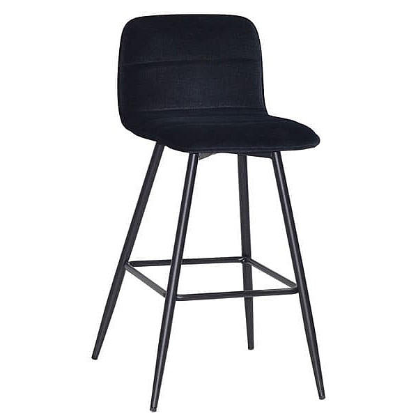 Полубарный стул Onder Mebli Real BAR 65-ML Черный B-1011 Бархат-0