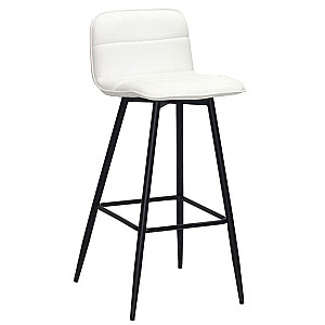 Барный стул Onder Mebli Real BAR 75-ML Белый Экокожа