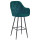 Барный стул Onder Mebli Mario BAR 75-ML Зеленый B-1003 Бархат