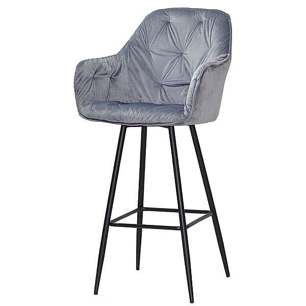 Барный стул Onder Mebli Mario BAR 75-ML Стальной Y-1024 Велюр-1