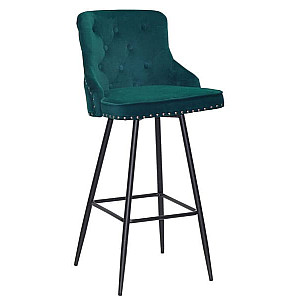Барний стілець Onder Mebli Olimp BAR 75-ML Зелений B-1003 Оксамит