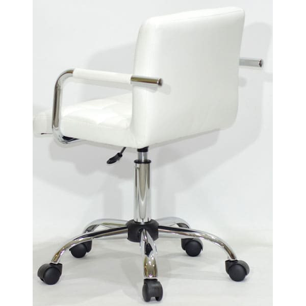 Стілець Onder Mebli Arno-Arm CH-Office Білий Екошкіра-2