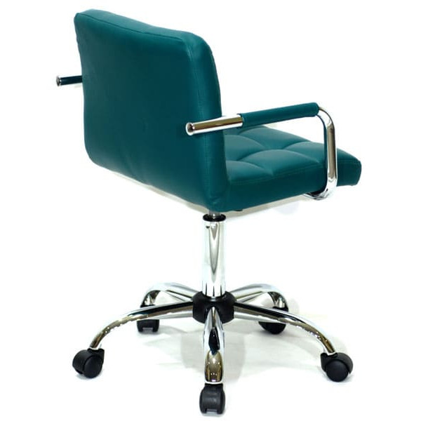 Стул Onder Mebli Arno-Arm CH-Office Зеленый 1002 Экокожа-3
