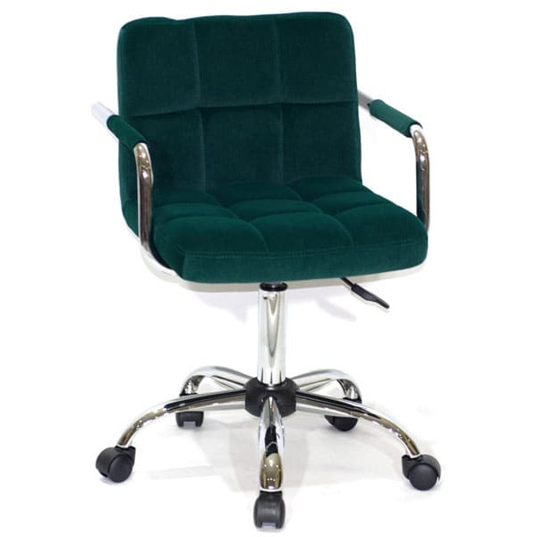Стул Onder Mebli Arno-Arm CH-Office Зеленый B-1003 Бархат-0