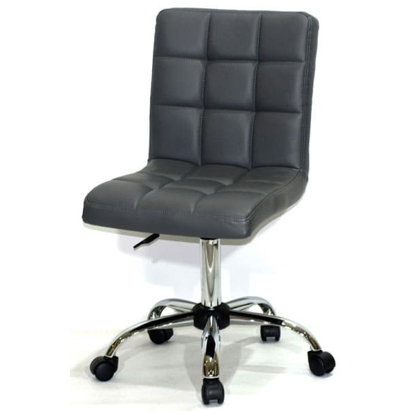 Стул Onder Mebli Augusto CH-Office Серый 1001 Экокожа-1