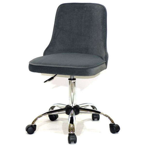 Стул Onder Mebli Adam CH-Office Серый B-1004 Бархат-1