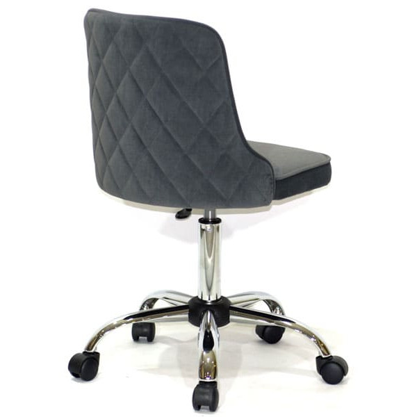 Стул Onder Mebli Adam CH-Office Серый B-1004 Бархат-2