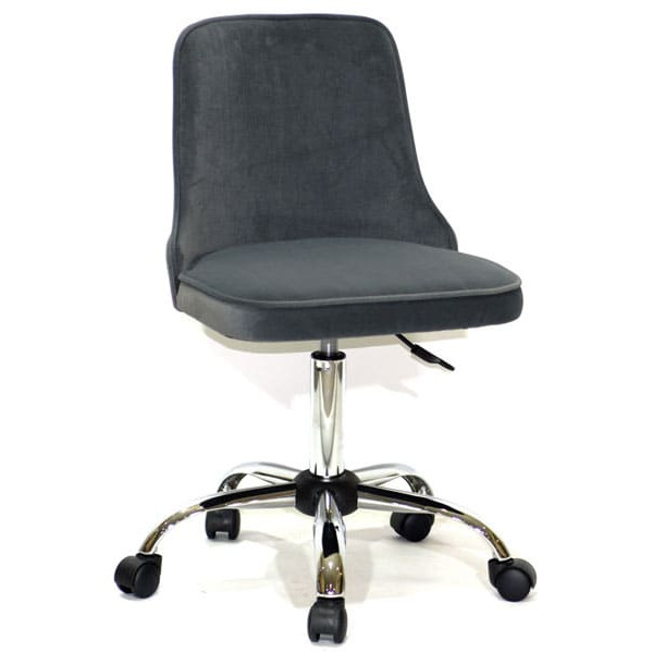 Стул Onder Mebli Adam CH-Office Серый B-1004 Бархат-0