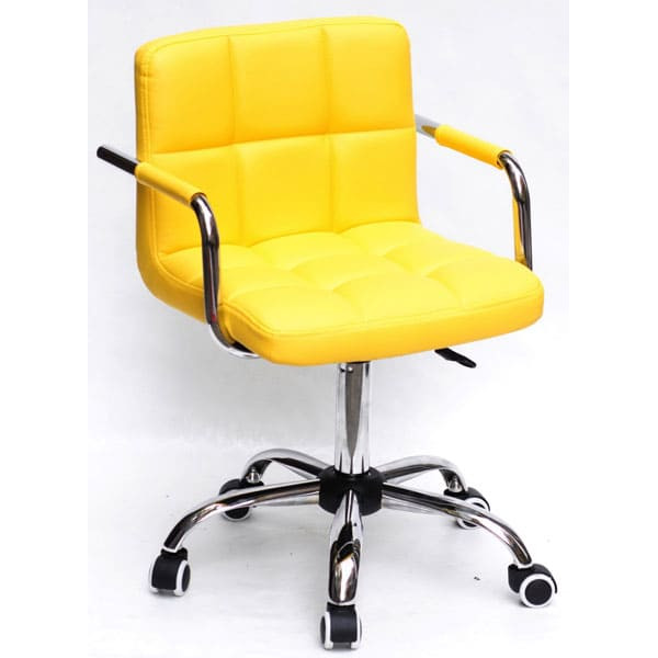 Стілець Onder Mebli Arno-Arm CH-Office Жовтий 1006 Екошкіра-0